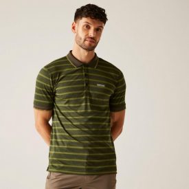 Regatta Kildra Férfi galléros póló fekete