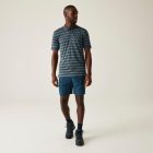 Regatta Kildra Férfi galléros póló zöld