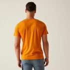 Regatta Breezed V Férfi pamut póló narancs