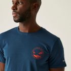 Regatta Breezed V Férfi pamut póló kék