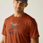 Regatta Fingal Férfi póló narancs