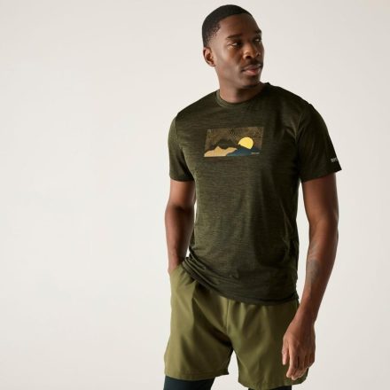 Regatta Fingal Férfi póló zöld