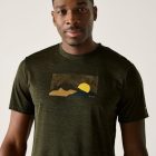 Regatta Fingal Férfi póló zöld