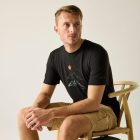 Regatta Fingal Stretch Férfi póló fekete