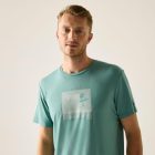 Regatta Fingal Stretch Férfi póló kék