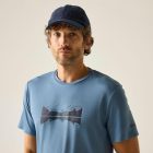 Regatta Fingal Stretch Férfi póló kék