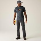 Regatta Fingal Slogan Férfi póló kék