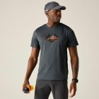 Regatta Fingal Slogan Férfi póló kék