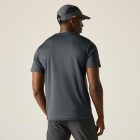 Regatta Fingal Slogan Férfi póló kék