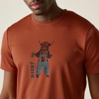 Regatta Fingal Slogan Férfi póló narancs