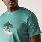 Regatta Fingal Slogan Férfi póló kék