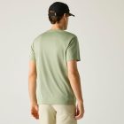 Regatta Fingal Slogan Férfi póló zöld