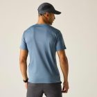 Regatta Fingal Slogan Férfi póló kék