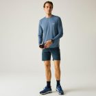 Regatta MndoAntiinsectLST Férfi póló kék