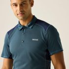 Regatta Virda Polo Férfi galléros póló kék