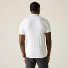 Regatta Maverik stretch Férfi galléros póló fehér