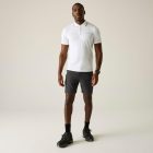 Regatta Maverik stretch Férfi galléros póló fehér