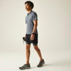 Regatta Maverik stretch Férfi galléros póló kék