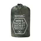 Regatta Pack It Jkt III Férfi 10.000 mm esőkabát zöld