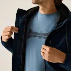 Regatta Shorebay Jacket Férfi esőkabát 15000 mm vízálló kék