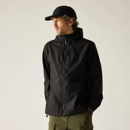 Regatta Frankie Jacket Férfi esőkabát 15000 mm vízálló fekete