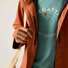 Regatta Frankie Jacket Férfi esőkabát 15000 mm vízálló narancs
