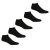 Regatta 5Pk Trainer Socks bokazokni csomag fekete