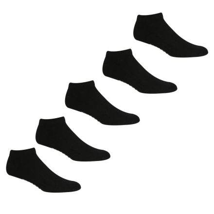 Regatta 5Pk Trainer Socks bokazokni csomag fekete