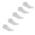 Regatta 5Pk Trainer Socks bokazokni csomag fehér