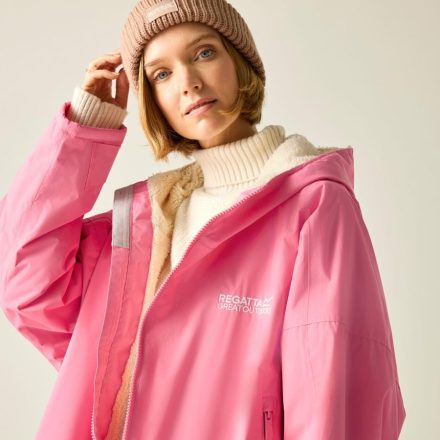 Regatta AdultWProofRobe Esőkabát unisex rózsaszín/korall/pink