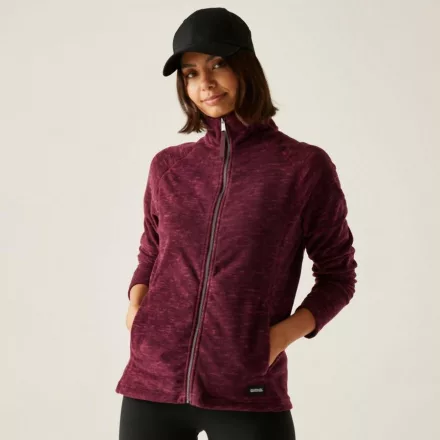 Regatta Mayse Full Zip Női polár felső bordó
