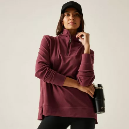 Regatta Demmi Half Zip Női polár felső bordó