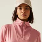 Regatta Demmi Half Zip Női polár felső rózsaszín/korall/pink