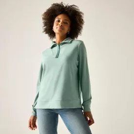 Regatta Demmi Half Zip Női polár felső zöld