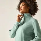 Regatta Demmi Half Zip Női polár felső zöld