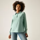 Regatta Demmi Half Zip Női polár felső zöld