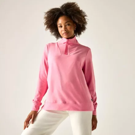Regatta Demmi Half Zip Női polár felső rózsaszín/korall/pink