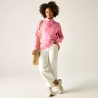 Regatta Demmi Half Zip Női polár felső rózsaszín/korall/pink