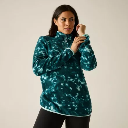 Regatta Margot 1/4 zip Női polár felső zöld