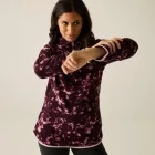 Regatta Margot 1/4 zip Női polár felső bordó