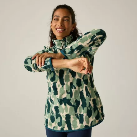 Regatta Margot 1/4 zip Női polár felső zöld