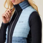 Regatta WmnLeedreHybrdB/W Női steppelt mellény kék