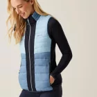 Regatta WmnLeedreHybrdB/W Női steppelt mellény kék