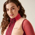 Regatta WmnLeedreHybrdB/W Női steppelt mellény piros