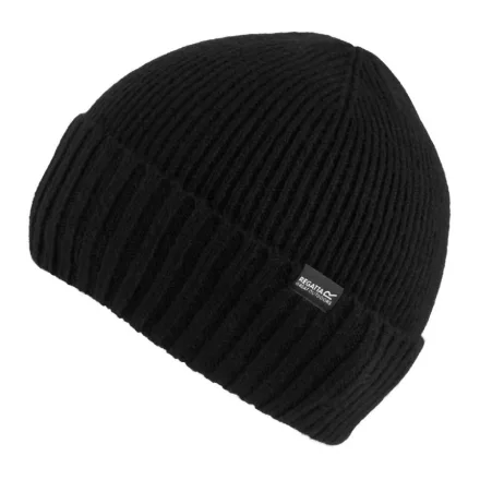 Regatta Ribbed Basic Bne Unisex kötött sapka fekete