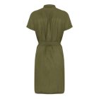 Regatta Rema Női pamut-len ruha zöld