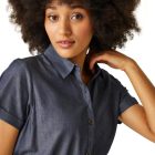 Regatta Rema Női pamut-len ruha kék