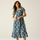 Regatta OrlaMidiSummerDrs női pamut ruha kék