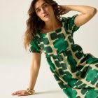 Regatta OrlaMidiSummerDrs női pamut ruha zöld