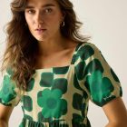 Regatta OrlaMidiSummerDrs női pamut ruha zöld